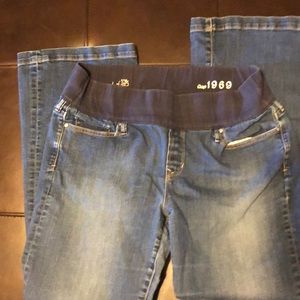 Gap Maternity Long and Lean Jeans size 33/16 Reg